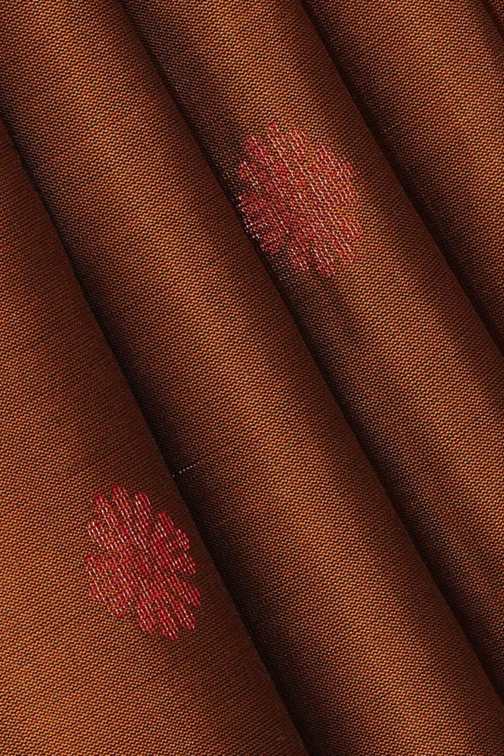 Image of Golden Brown Silk Saree